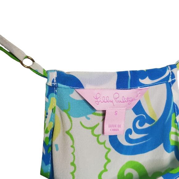 Lilly Pulitzer Dusk Racer Back Cami Tank Top in Resort White Crystal Coast S - Picture 5 of 16